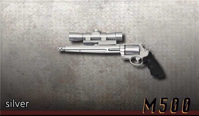 1 6 M500 Revolver Pistol_silver