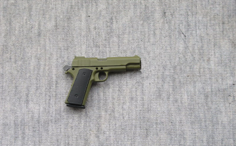 1/6 Scale M1911 Pistol Green