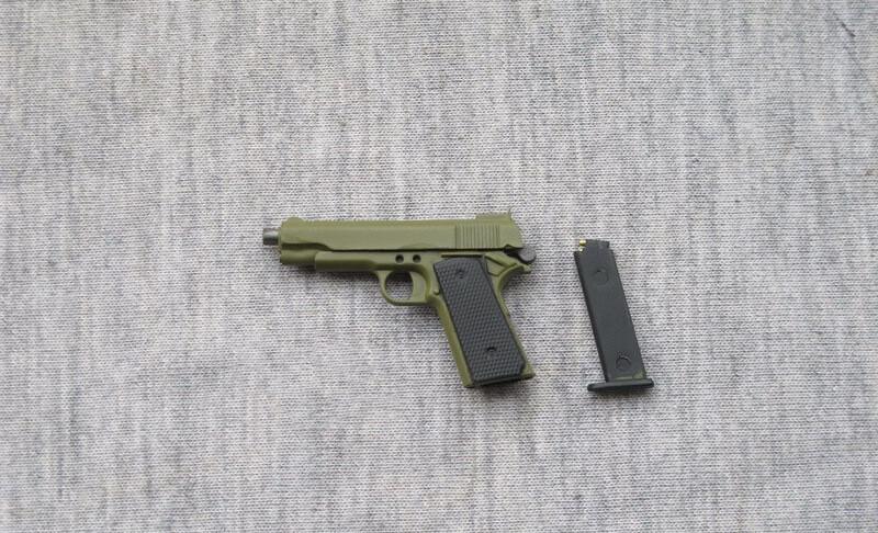 1/6 Scale M1911 Pistol Green 1