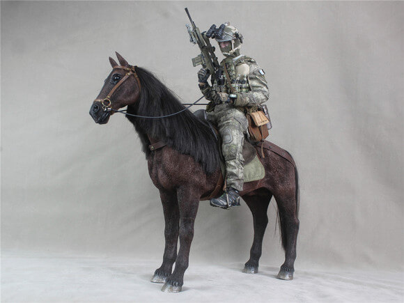 action figure on a horse
