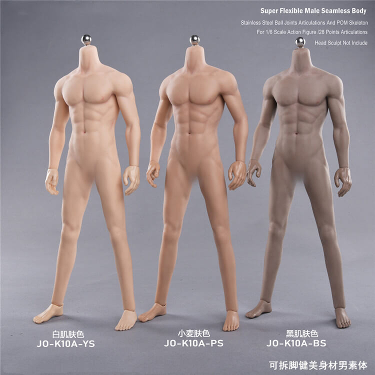1/6 Scale JIAOU DOLL Male Seamless Skeleton Muscle Body