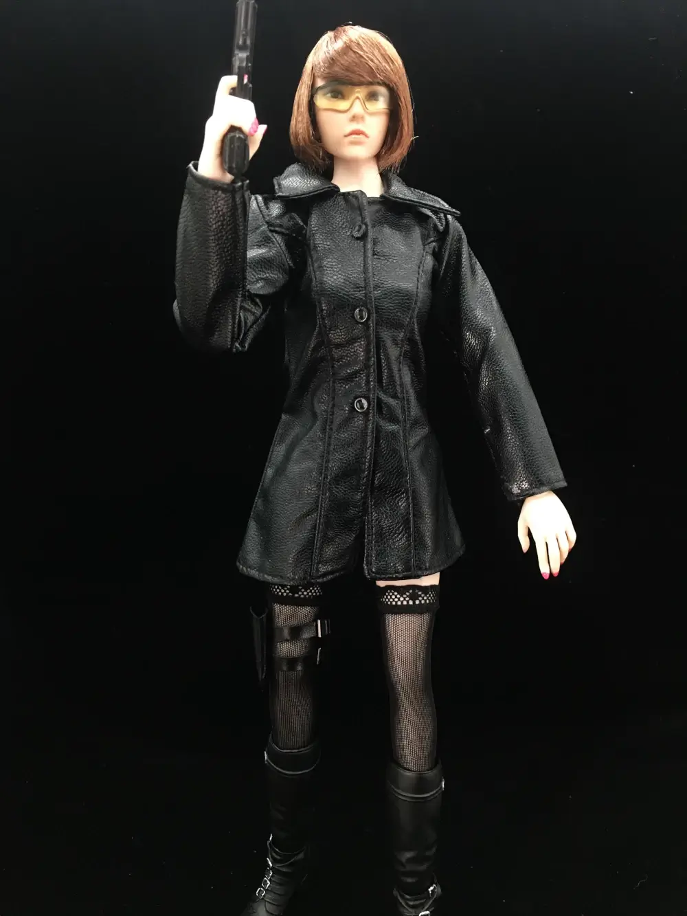 1/6 Scale Female Faux Leather Blazer, Fab Figures, Create A Custom Action  Figure Of Your Own