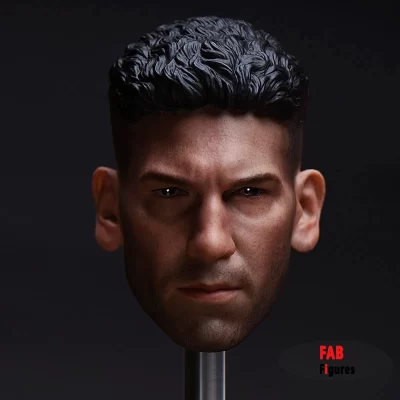 Escultura de cabeza a escala 1:6 - Punisher_#