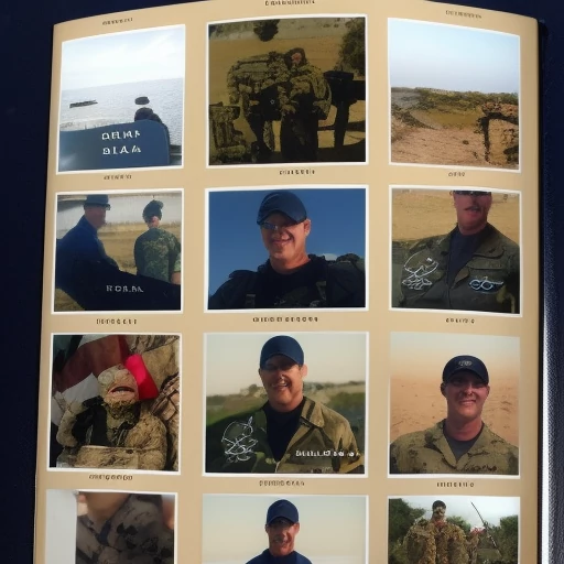 a navy seal member Photo Book  with his name