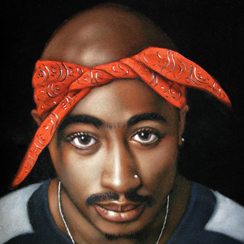 1/6 Tupac Shakur HeadS culpt