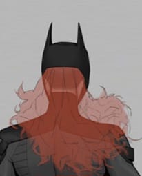 Personalized A 1/12 Scale Batgirl Head Sculpture